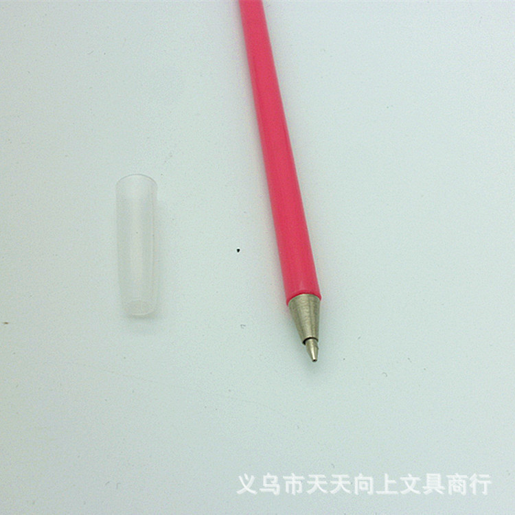 New Exotic Five-Pointed Star Pull Tube Stylish Pen PET Plastic Ball-Pen Office Supplies Student Writing Implement
