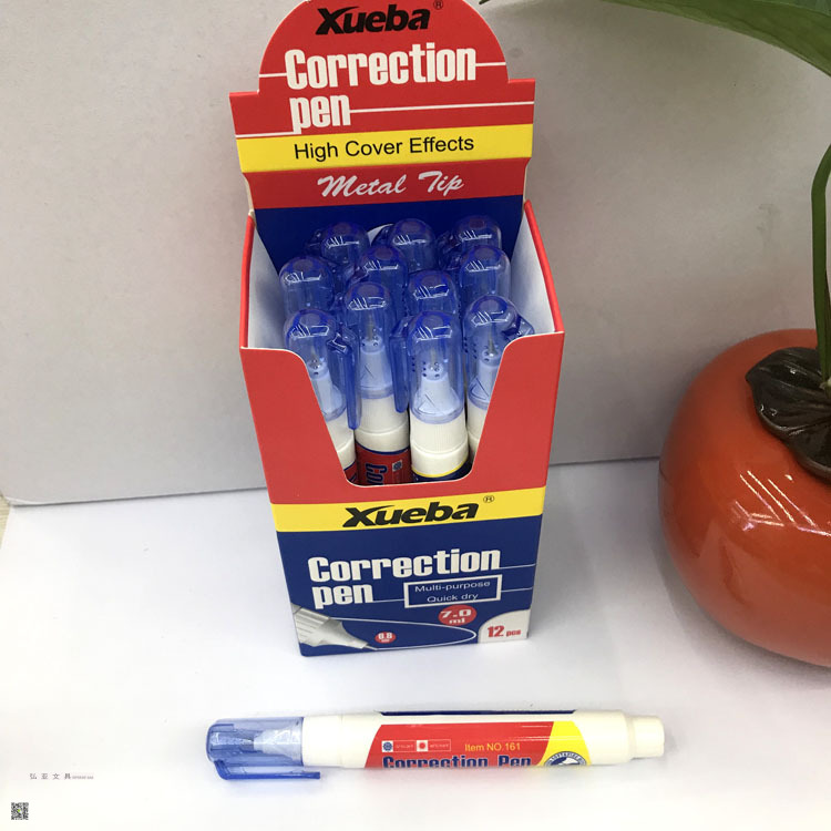 Correction Fluid Correction Fluid Xueba7ml Large Capacity Correction Pen Mini 4Ml Correction Tape Combination