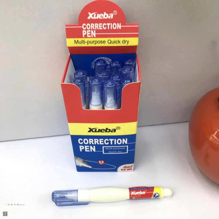 Correction Fluid Correction Fluid Xueba7ml Large Capacity Correction Pen Mini 4Ml Correction Tape Combination