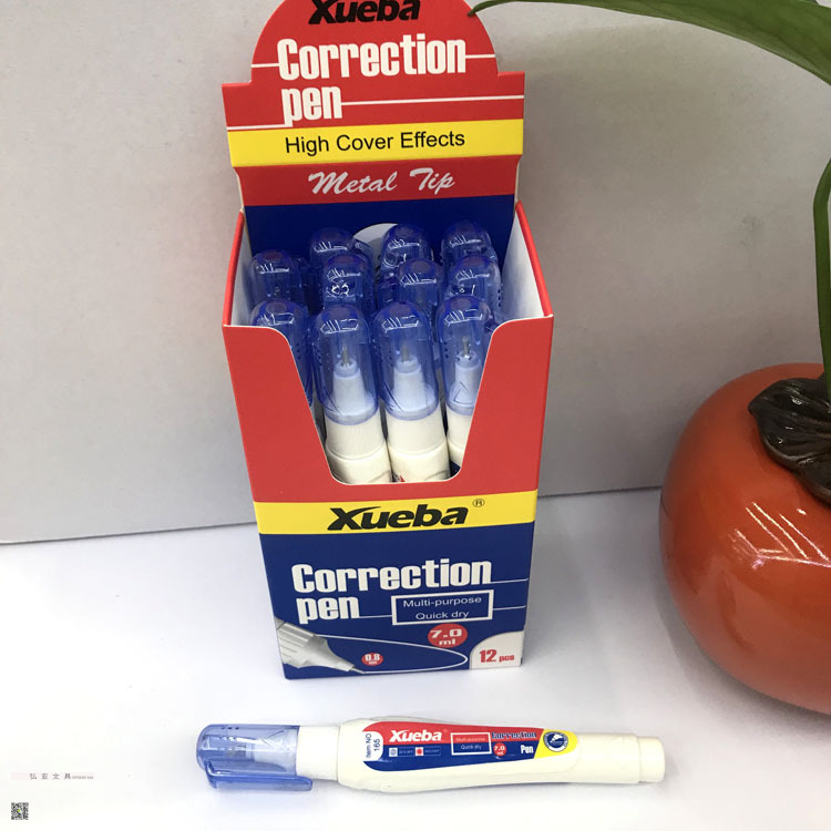 Brush Dual-Purpose Correction Fluid Correction Fluid Xueba Correction Pen 18Ml Xueba