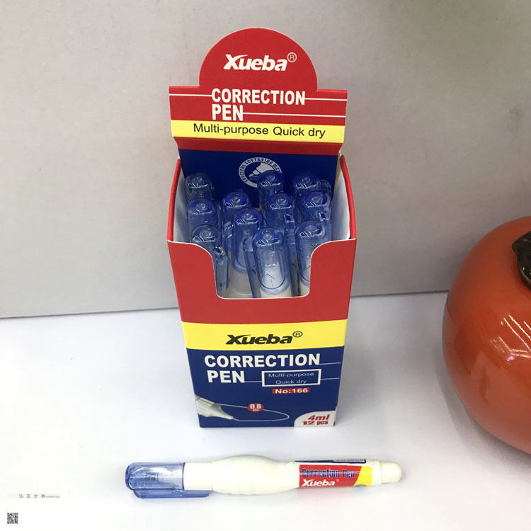 Brush Dual-Purpose Correction Fluid Correction Fluid Xueba Correction Pen 18Ml Xueba