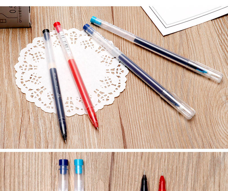 True Color 0.5mm Gel Pen Large Capacity Syringe Black Red Blue Signature Ball Pen 12 PCs Boxed Wholesale True Color 0.5mm Gel Pen Large Capacity Syringe Black Red Blue Signature Ball Pen 12 PCs Boxed Wholesale