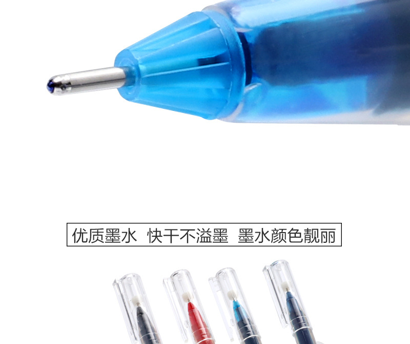 True Color 0.5mm Gel Pen Large Capacity Syringe Black Red Blue Signature Ball Pen 12 PCs Boxed Wholesale True Color 0.5mm Gel Pen Large Capacity Syringe Black Red Blue Signature Ball Pen 12 PCs Boxed Wholesale