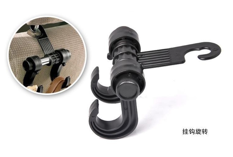 Car seat back multi-functional hook Car plastic bag hook Car hook