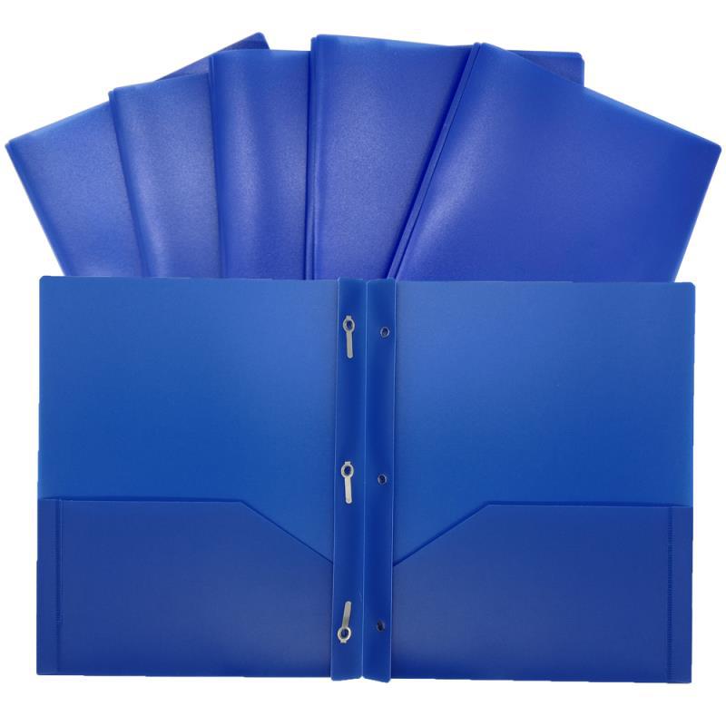 SOURCE Manufacturer Pp Plastic Folder Student Pole Clip Pp Plastic Pocket Solid Color Test Paper Classification File Binder