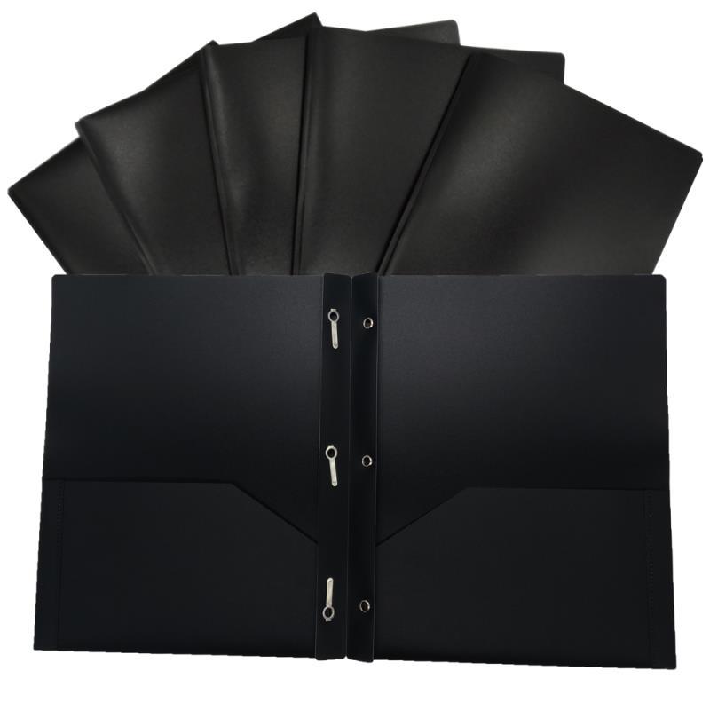 SOURCE Manufacturer Pp Plastic Folder Student Pole Clip Pp Plastic Pocket Solid Color Test Paper Classification File Binder