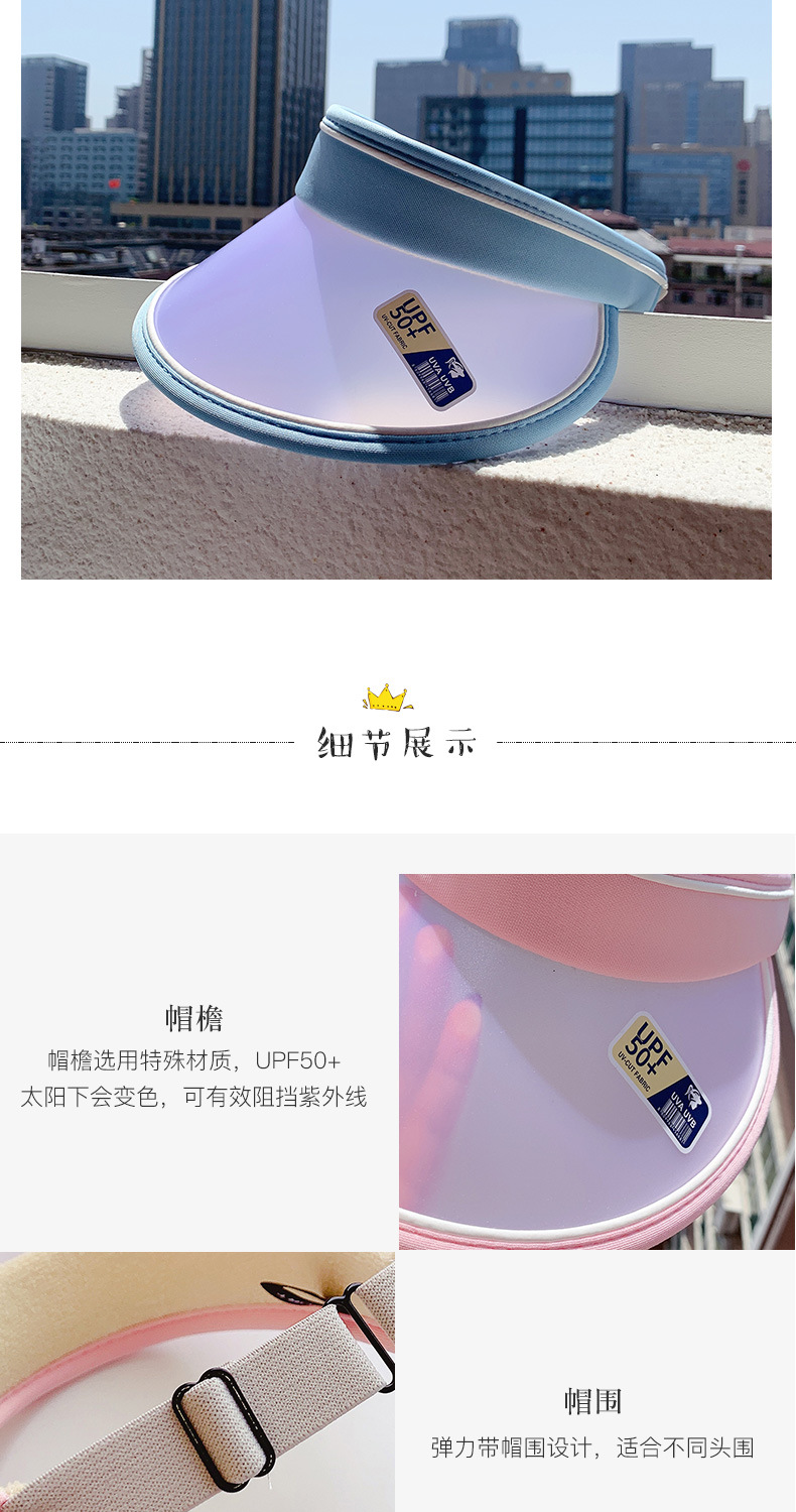 Children's Sun Hat Boys and Girls Sun Protection Sun Shade Color Changing Air Top Sun Hat Summer Thin Baby Sunhat Children's Sun Hat Boys and Girls Sun Protection Sun Shade Color Changing Air Top Sun Hat Summer Thin Baby Sunhat