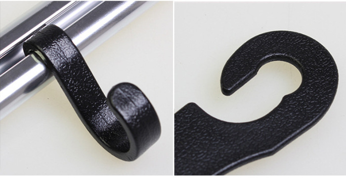 Short aluminum alloy rod hook car hook color box HK-302 Short aluminum alloy rod hook car hook color box HK-302