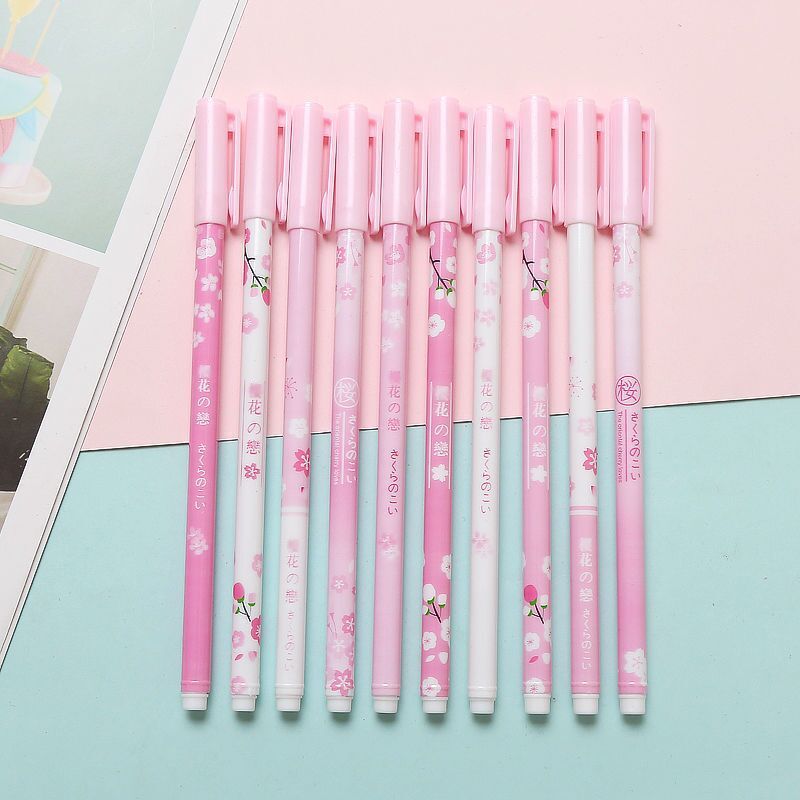 Xueba Pen Black Gel Pen Creative Black Pen Signature Pen 0.5 Black Full Needle Tube Refill Student Ball Pen