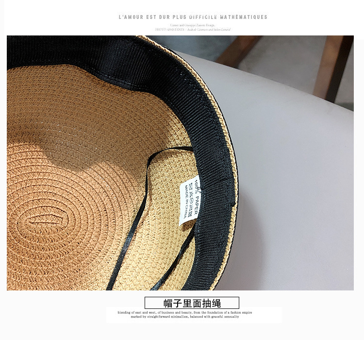 Korean Straw Plaited Peaked Cap Equestrian Hat Women's Summer Outdoor Travel Beach Casual All-Match Sun Protection Sun Shade Straw Hat Korean Straw Plaited Peaked Cap Equestrian Hat Women's Summer Outdoor Travel Beach Casual All-Match Sun Protection Sun Shade Straw Hat