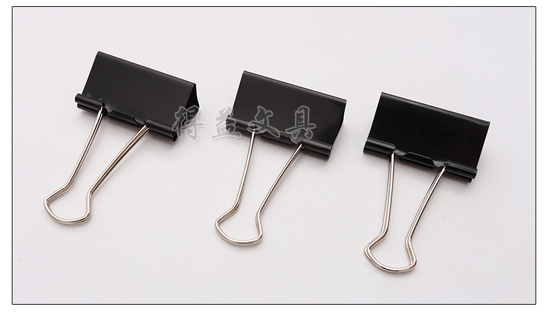 Factory Direct Sales 60mm Colorful Long Tail Clip Large Ticket Clips Binder Clip Office Supplies Steel Clip Wholesale