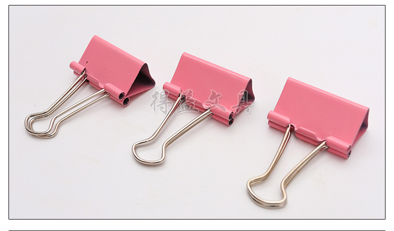 Factory Direct Sales 60mm Colorful Long Tail Clip Large Ticket Clips Binder Clip Office Supplies Steel Clip Wholesale