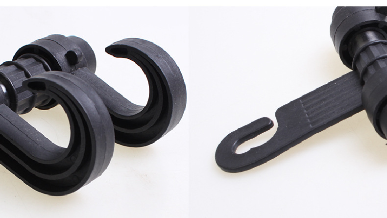 Two-in-One Hook Car Hook Multi-Functional Hook Black R-1018B Two-in-One Hook Car Hook Multi-Functional Hook Black R-1018B
