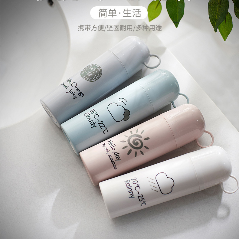 0411 Travel Toothbrush Box Portable Tooth-Cleaners Storage Box Tableware Pencil Stationery Box Toothbrush Protective Cover Tooth Set Box
