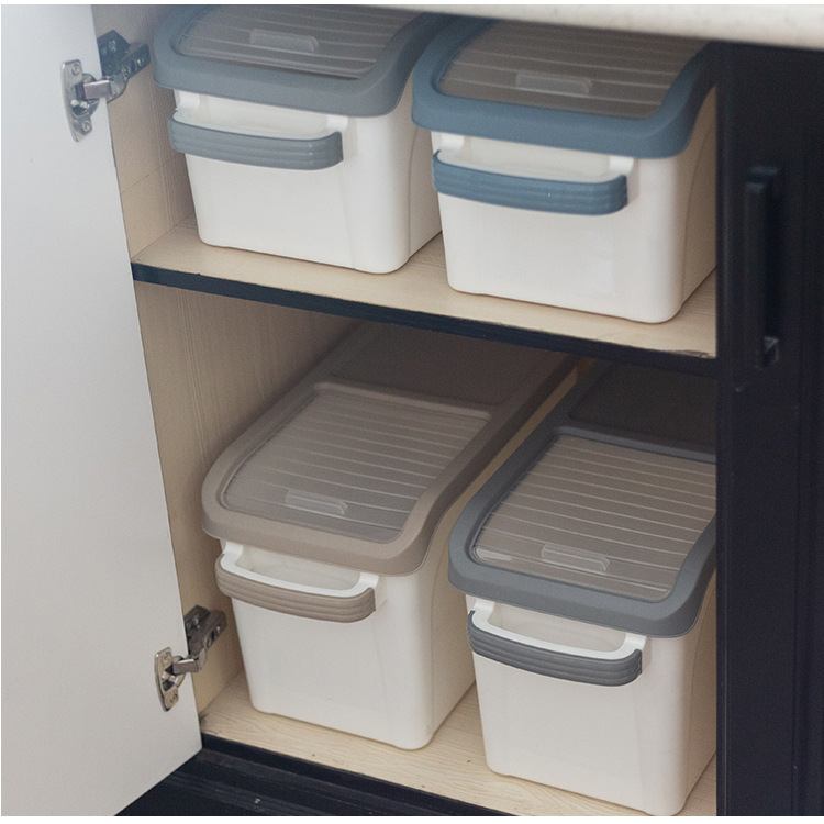 Rolling Shutter Mop Cover Nordic Thickened Rice Bucket Plastic Tape Pulley Window Rice Storage Box Moisture-Proof Insect-Proof 15kg Rice Pot Rolling Shutter Mop Cover Nordic Thickened Rice Bucket Plastic Tape Pulley Window Rice Storage Box Moisture-Proof Insect-Proof 15kg Rice Pot