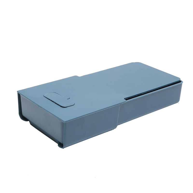 under-Table Paste Hidden Cosmetic Organizing Box Drawer Pencil Case Office Desk Surface Panel Hidden Storage Box
