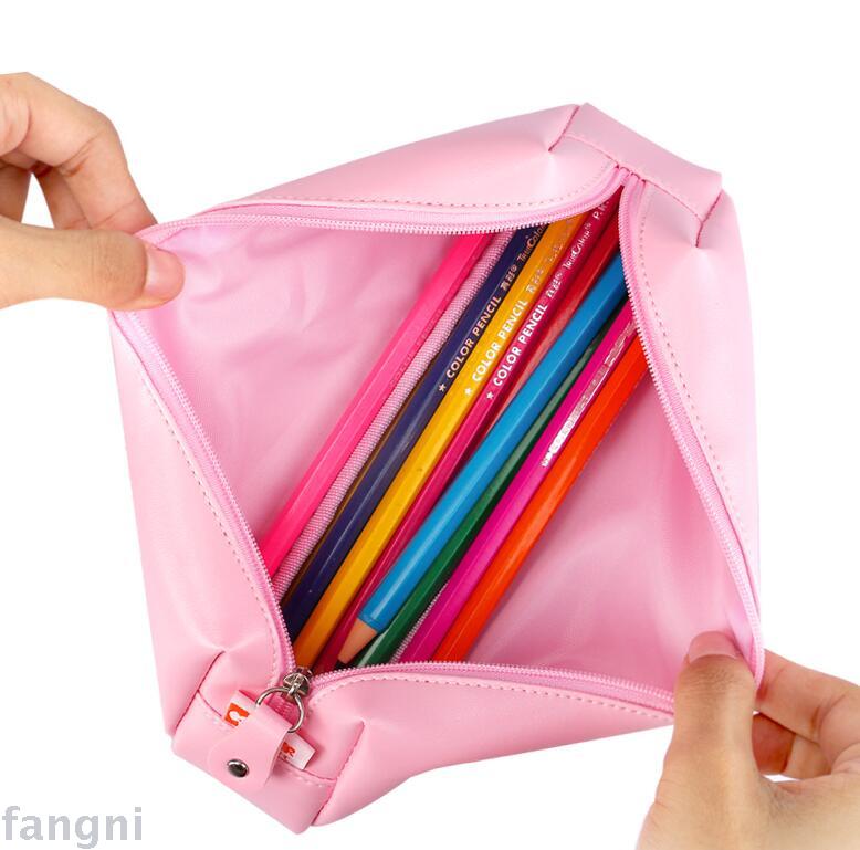 Simple girl pencil pen bag boy girl creative stationery bag bulk stationery student pencil case Simple girl pencil pen bag boy girl creative stationery bag bulk stationery student pencil case