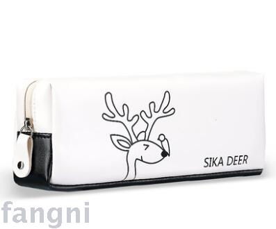 Simple girl pencil pen bag boy girl creative stationery bag bulk stationery student pencil case