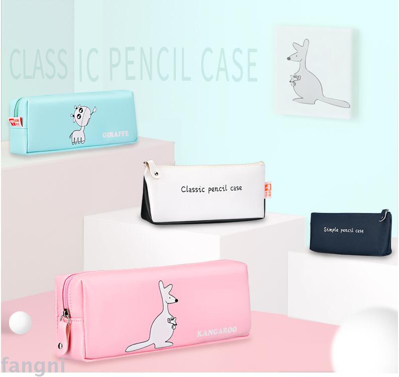 Simple girl pencil pen bag boy girl creative stationery bag bulk stationery student pencil case Simple girl pencil pen bag boy girl creative stationery bag bulk stationery student pencil case