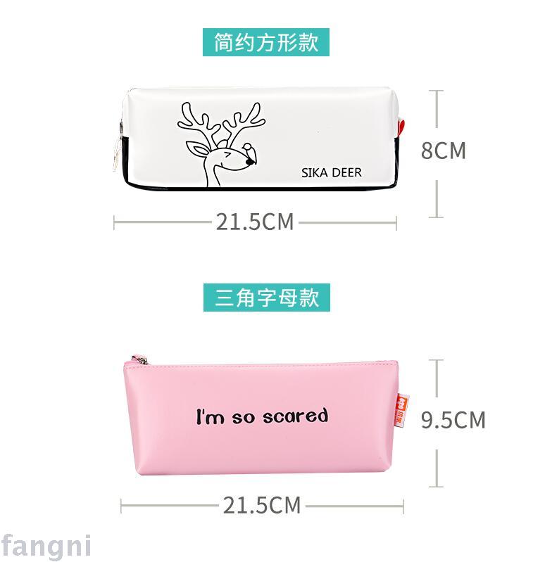 Simple girl pencil pen bag boy girl creative stationery bag bulk stationery student pencil case Simple girl pencil pen bag boy girl creative stationery bag bulk stationery student pencil case