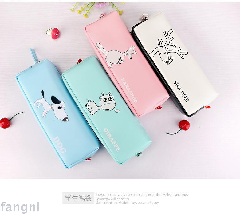Simple girl pencil pen bag boy girl creative stationery bag bulk stationery student pencil case Simple girl pencil pen bag boy girl creative stationery bag bulk stationery student pencil case