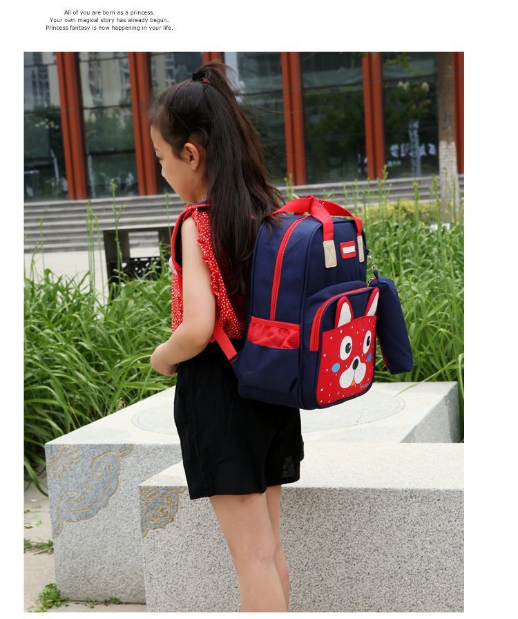 Foreign Trade Wholesale New Style with Pencil Case Casual Children Schoolbag Cute Cartoon Primary School Student Grade 1-3 Backpack Foreign Trade Wholesale New Style with Pencil Case Casual Children Schoolbag Cute Cartoon Primary School Student Grade 1-3 Backpack