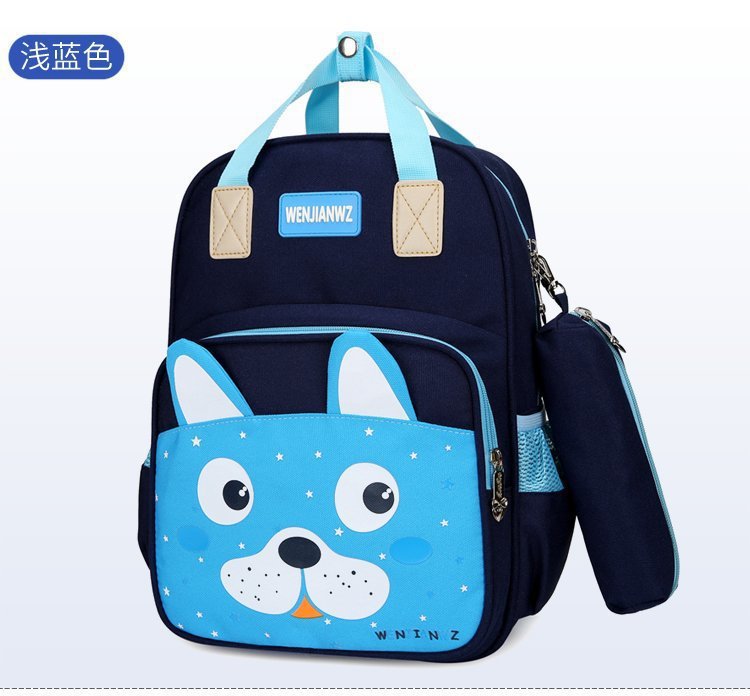 Foreign Trade Wholesale New Style with Pencil Case Casual Children Schoolbag Cute Cartoon Primary School Student Grade 1-3 Backpack Foreign Trade Wholesale New Style with Pencil Case Casual Children Schoolbag Cute Cartoon Primary School Student Grade 1-3 Backpack