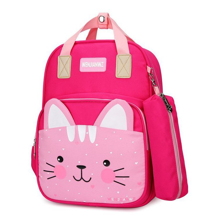 Foreign Trade Wholesale New Style with Pencil Case Casual Children Schoolbag Cute Cartoon Primary School Student Grade 1-3 Backpack Foreign Trade Wholesale New Style with Pencil Case Casual Children Schoolbag Cute Cartoon Primary School Student Grade 1-3 Backpack