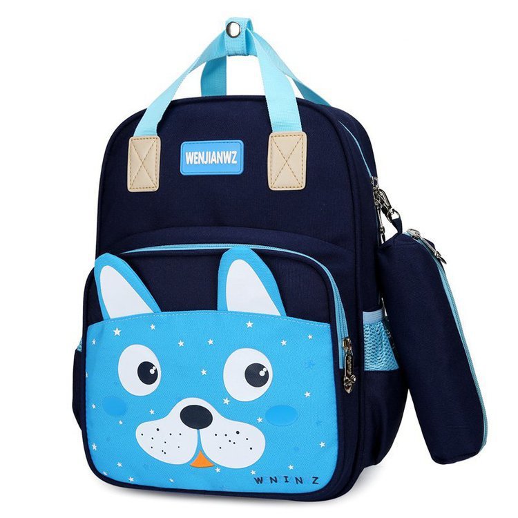 Foreign Trade Wholesale New Style with Pencil Case Casual Children Schoolbag Cute Cartoon Primary School Student Grade 1-3 Backpack Foreign Trade Wholesale New Style with Pencil Case Casual Children Schoolbag Cute Cartoon Primary School Student Grade 1-3 Backpack