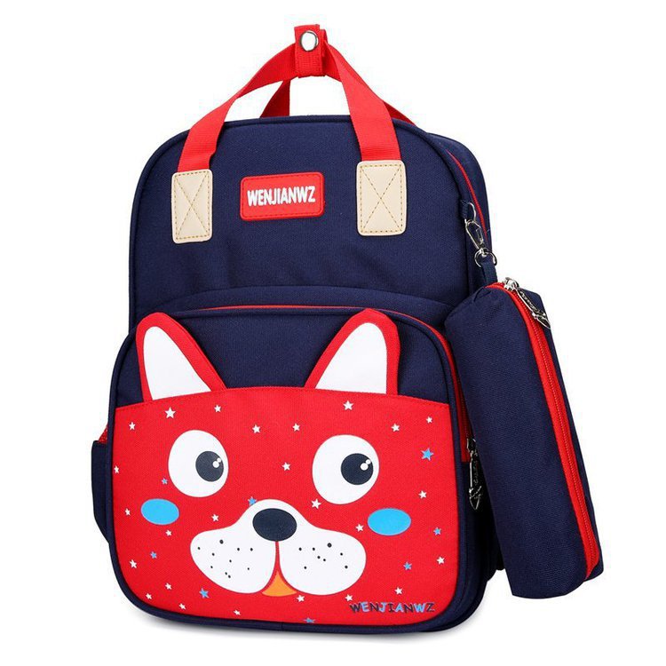 Foreign Trade Wholesale New Style with Pencil Case Casual Children Schoolbag Cute Cartoon Primary School Student Grade 1-3 Backpack Foreign Trade Wholesale New Style with Pencil Case Casual Children Schoolbag Cute Cartoon Primary School Student Grade 1-3 Backpack