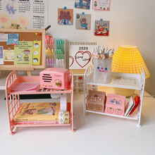 Simple Ins Style Desktop Pen Container Cute Stationery Supplies Storage Box Creative Cartoon Student Dormitory Pencil Case Cute