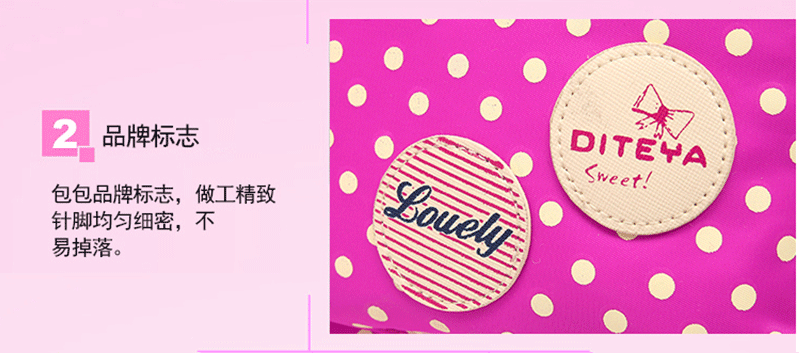 Cute Polka Dot New Casual Elementary and Middle School Student Schoolbags Korean Style Backpack Women's Burden Alleviation Backpack Pencil Case Three-Piece Set Cute Polka Dot New Casual Elementary and Middle School Student Schoolbags Korean Style Backpack Women's Burden Alleviation Backpack Pencil Case Three-Piece Set