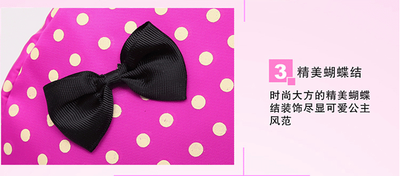 Cute Polka Dot New Casual Elementary and Middle School Student Schoolbags Korean Style Backpack Women's Burden Alleviation Backpack Pencil Case Three-Piece Set Cute Polka Dot New Casual Elementary and Middle School Student Schoolbags Korean Style Backpack Women's Burden Alleviation Backpack Pencil Case Three-Piece Set