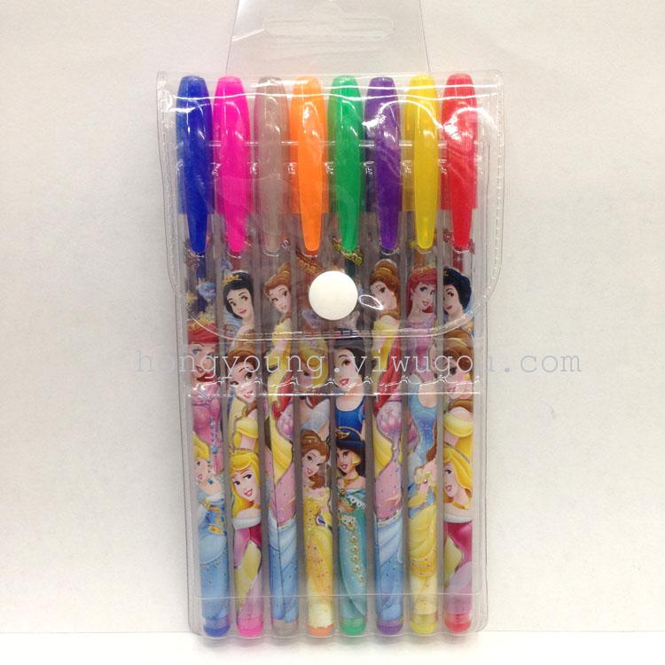 8-color glitter pens, shiny, colored pencil, watercolor, painting graffiti pens