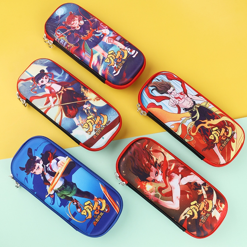 Ultraman Superhero Eva Large Capacity Pencil Case Cartoon Pencil Case Elementary School Pencil Case Boys Pencil Box Pencil Case