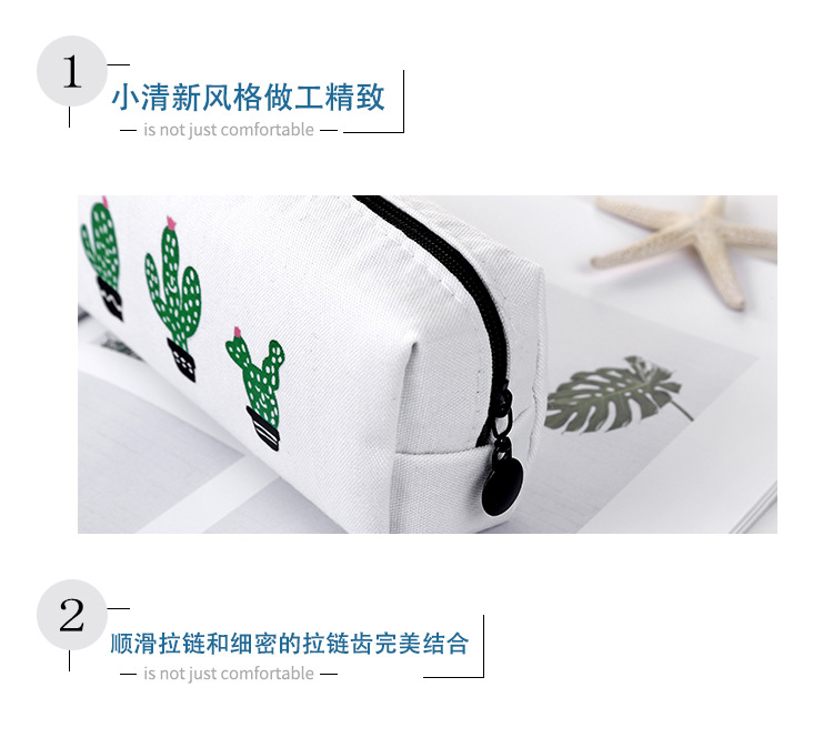 Pen bag cactus pen bag student stationery bag pencil bag cosmetic bag wash bag Pen bag cactus pen bag student stationery bag pencil bag cosmetic bag wash bag