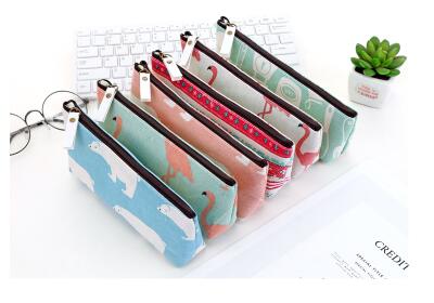 students Practical simple large capacity canvas cotton and linen Creative Cartoon Pen bag pencil stationery bag students Practical simple large capacity canvas cotton and linen Creative Cartoon Pen bag pencil stationery bag