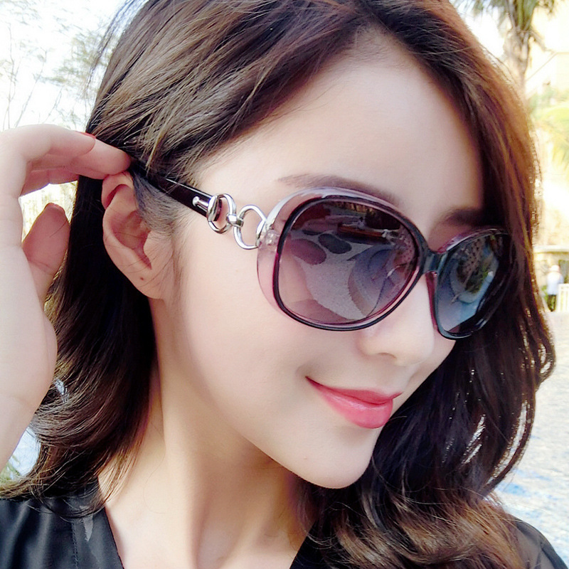 Factory Production Sun Shade Sunglasses Double Ring Sunglasses Aviator Glasses Goggles Fashion Trend Plastic Large Frame Korean New