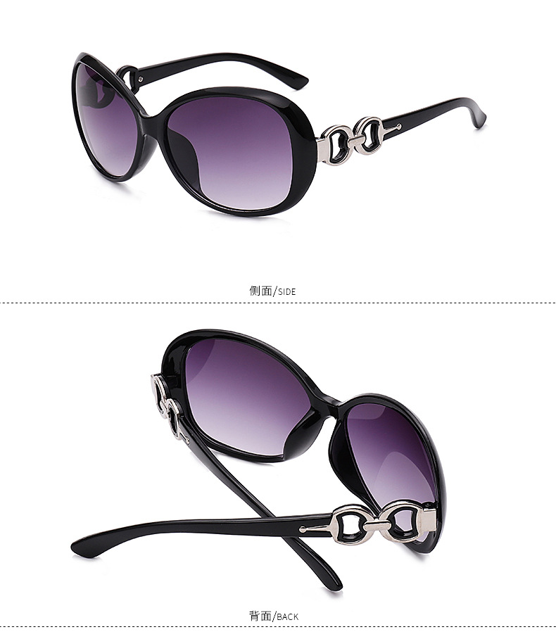 Factory Production Sun Shade Sunglasses Double Ring Sunglasses Aviator Glasses Goggles Fashion Trend Plastic Large Frame Korean New
