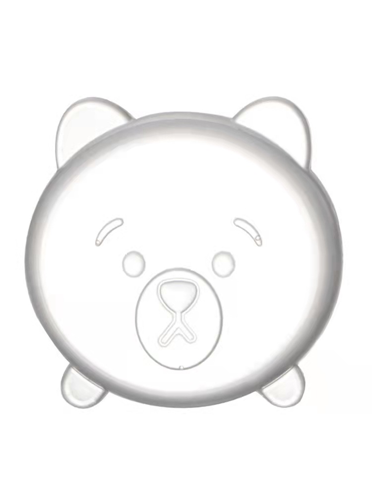 Door Handle Crash Pad Silicone Protective Cover Cartoon Transparent Wall Sticker Pads behind the Door Door Lock Refrigerator Door Bump Proof Artifact