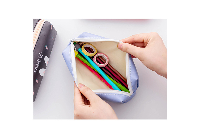 Pen bag PU pen bag pencil bag stationery bag pencil case cosmetic bag wash bag storage bag Pen bag PU pen bag pencil bag stationery bag pencil case cosmetic bag wash bag storage bag