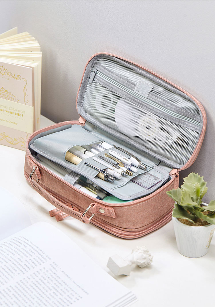 Angoo Original First Aid Kits Stationery Case Multi-Layer Large Capacity Pencil Case Simple Female Ins Style Boys Notebook Buggy Bag Angoo Original First Aid Kits Stationery Case Multi-Layer Large Capacity Pencil Case Simple Female Ins Style Boys Notebook Buggy Bag