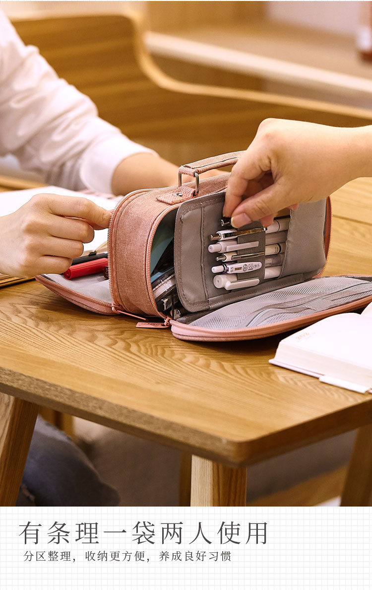 Angoo Original First Aid Kits Stationery Case Multi-Layer Large Capacity Pencil Case Simple Female Ins Style Boys Notebook Buggy Bag Angoo Original First Aid Kits Stationery Case Multi-Layer Large Capacity Pencil Case Simple Female Ins Style Boys Notebook Buggy Bag