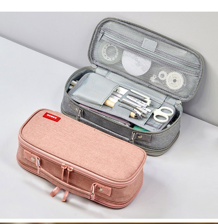 Angoo Original First Aid Kits Stationery Case Multi-Layer Large Capacity Pencil Case Simple Female Ins Style Boys Notebook Buggy Bag Angoo Original First Aid Kits Stationery Case Multi-Layer Large Capacity Pencil Case Simple Female Ins Style Boys Notebook Buggy Bag