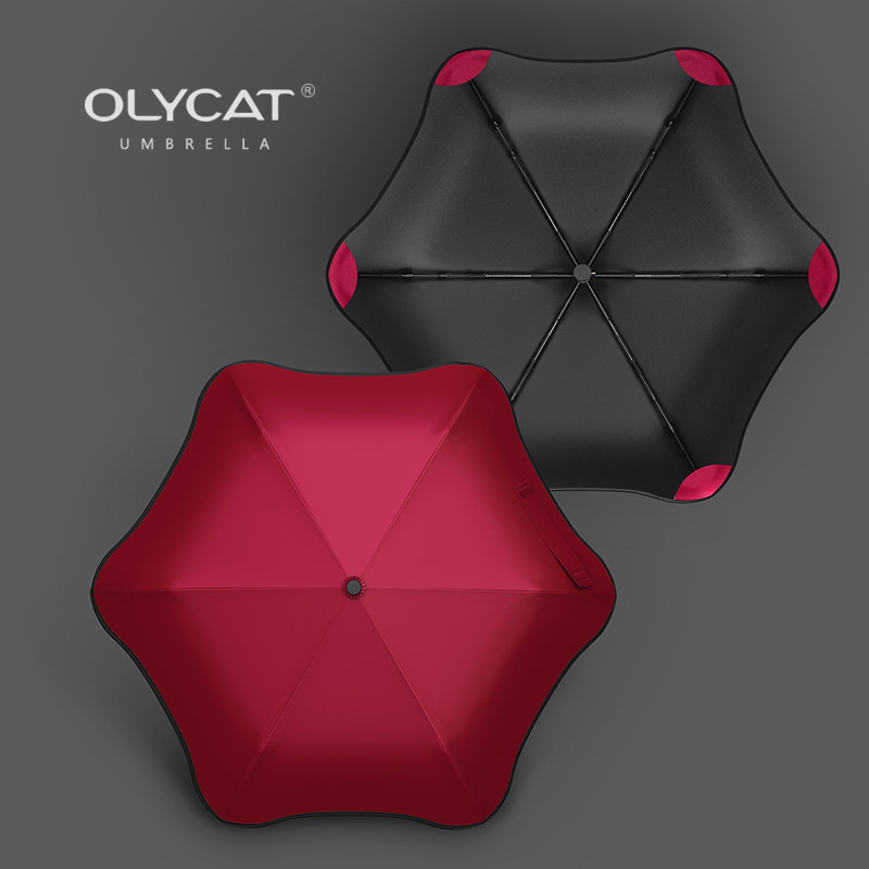 Olycat Ouli Cat Creative Flower-Shaped Triple Folding Umbrella Sun Umbrella Sun Shade UV Protection One Piece Dropshipping Sun Umbrella