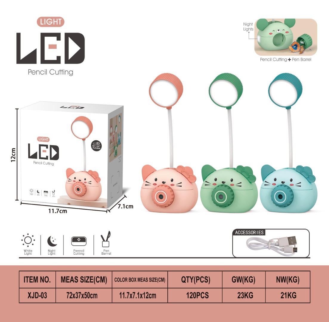 Cartoon Pencil Penknife Desk Lamp Student Reading Eye Protection Led Folding Cartoon Creative Charging Pen Holder Table Lamp Cartoon Pencil Penknife Desk Lamp Student Reading Eye Protection Led Folding Cartoon Creative Charging Pen Holder Table Lamp