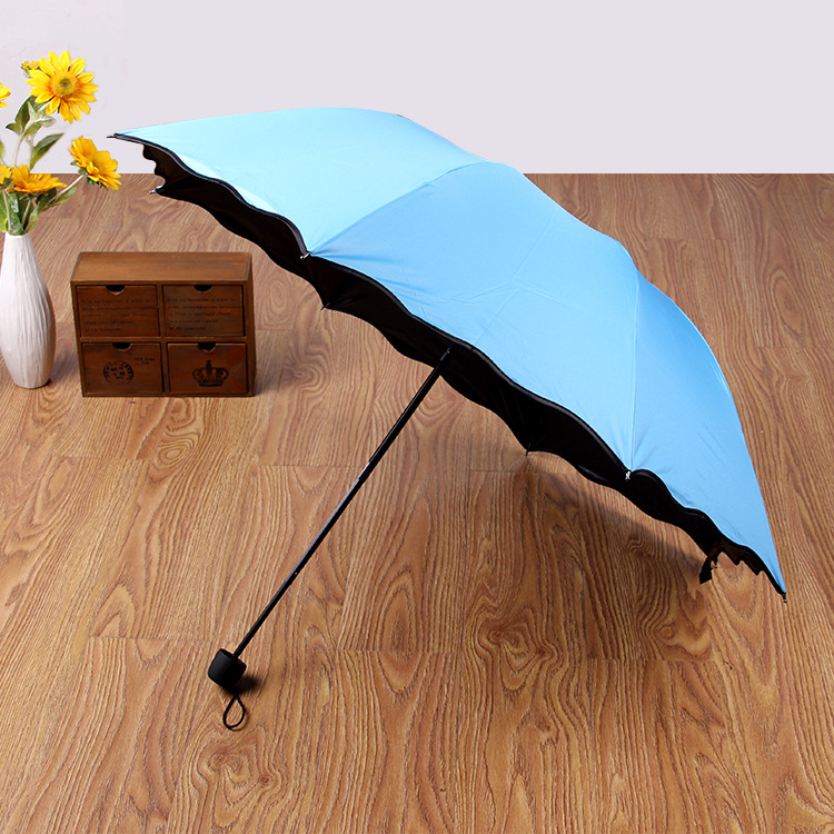 Factory Wholesale Three Folding Black Glue Blooming Umbrella Sun Protection Sun Shade Sun Umbrella Sun Umbrella Printable Logo Factory Wholesale Three Folding Black Glue Blooming Umbrella Sun Protection Sun Shade Sun Umbrella Sun Umbrella Printable Logo