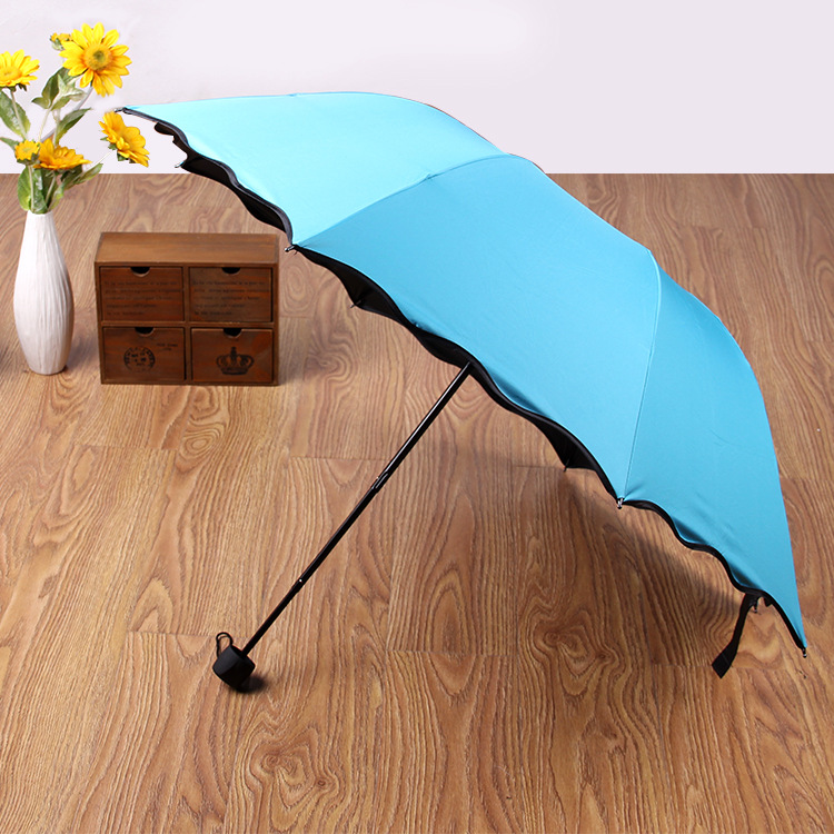 Factory Wholesale Three Folding Black Glue Blooming Umbrella Sun Protection Sun Shade Sun Umbrella Sun Umbrella Printable Logo Factory Wholesale Three Folding Black Glue Blooming Umbrella Sun Protection Sun Shade Sun Umbrella Sun Umbrella Printable Logo