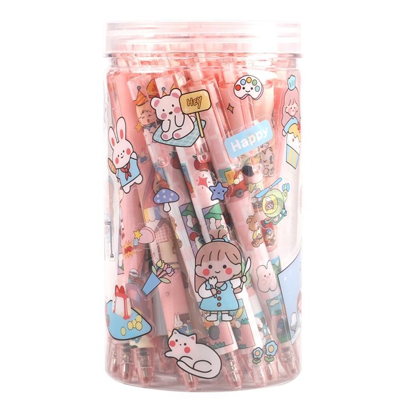 Pressing Pen Value Feels Good Online Red Cute Propelling Pencil Push Pen Ins Japanese Style