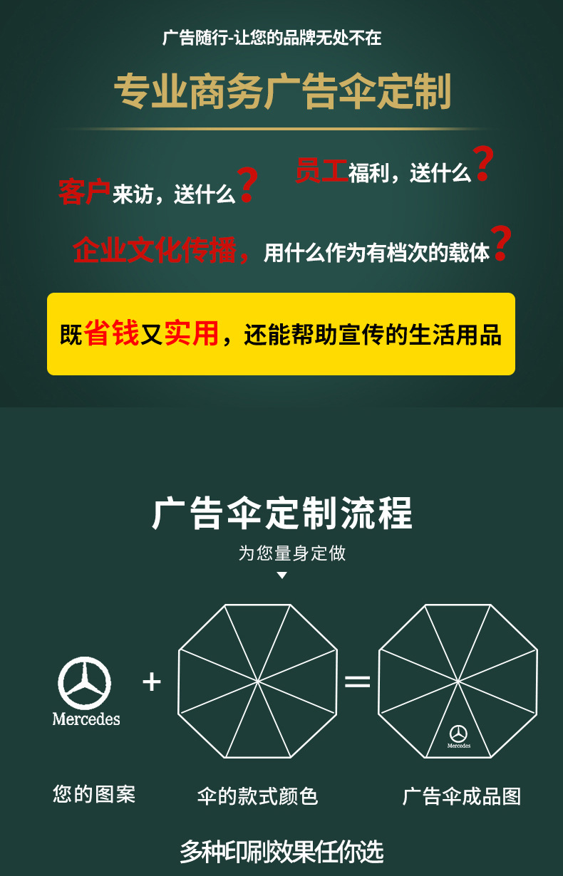 Umbrella Customized Logo Advertising Umbrella UV Fully Automatic Umbrella Rain and Rain Dual-Use Women's Folding Sun Shade UV Protection Sun Umbrella